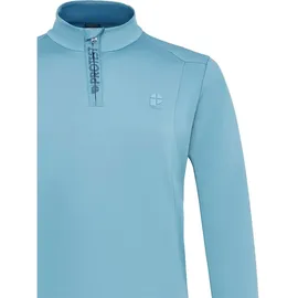 Protest Rewill Fleece Mit Halbem Reißverschluss - Steel Blue - XS