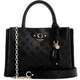 GUESS Damen Gerty Girlfriend Satchel Ranzen, Schwarz - Einheitsgröße