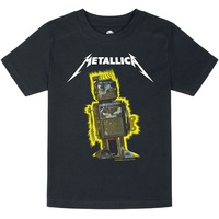 Metallica T-Shirt für Kleinkinder - Metal-Kids - Robot Blast - für Mädchen & Jungen - schwarz  - Lizenziertes Merchandise! - 92
