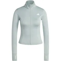 adidas Women's Workout Essentials Zip Through Jacket, Wonder Sage, XXL