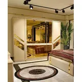 aea Kleiderschrank Spiegeltür 70 x 217 x 263 cm Beige