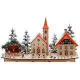 Home Affaire Weihnachtsdorf aus Holz, mit LED-Beleuchtung