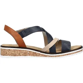 Rieker V3663 Damen Blau 40