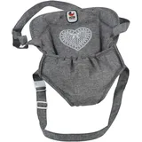 Bayer Chic 2000 Puppentrage Bauchtrage Jeans Grey grau CHIC2000