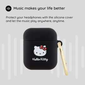 HELLO KITTY Silikon 3D Head Hülle AirPods Pro – Fuchsia