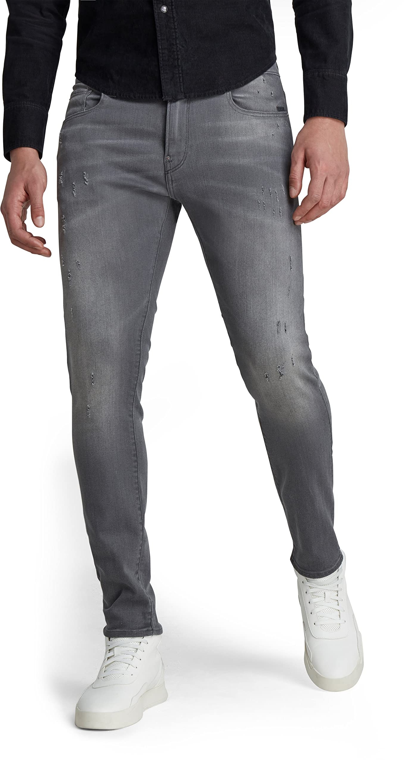 G-STAR RAW Herren Revend Skinny Jeans, Blau (lt aged destroy 51010-6132-1243), 31W / 34L