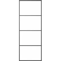 vidaXL Schiebetür rechts 76 x 205 cm schwarz