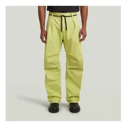 G-Star für Herren. D24487-D947-H160 3D grüne Bundfaltenhose (34/34), Lässig, Baumwolle, Nachhaltig