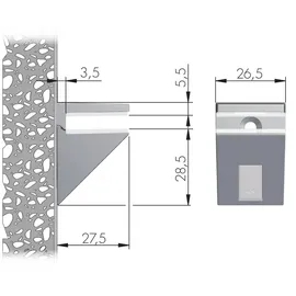 SOTech Regalbodenträger KALABRONE MINI 1 St 0,0 x 0,0