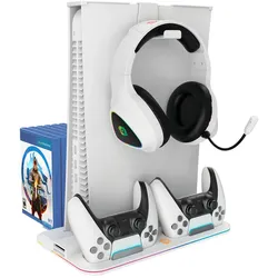 Canyon Multifunctional Stand CS-PS5 FAN/RGB/CHARGING white retail - Zubehör Spie