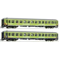 Roco 74193 H0 2er-Set Personenwagen, Flixtrain (DC)