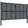 vidaXL Gartentor 300 x 150 cm Anthrazit/Stahl