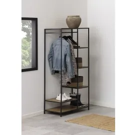 Actona Seaford Garderobe 77 x 165 x 45 cm braun