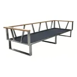 Zebra Technologies Belvedere Lounge Rahmen 3-Sitzer