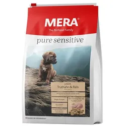 Mera Dog Pure Sensitive Junior Truthahn & Reis | 4kg Hundefutter