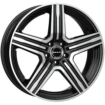 MAK Lewis 8,0 x 20 5 x 112 ET48 MB66,6 Schwarz