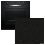 BOSCH Backofen-Set AutoPilot mit Induktionskochfeld PowerBoost - autark, 60cm