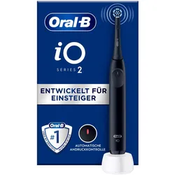 Elektrische Zahnbürste ORAL-B "iO Series 2", schwarz (night schwarz), Elektrozahnbürsten, für die sanfte Reinigung