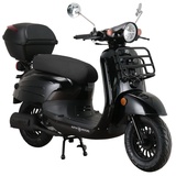 Alpha Motors Adria 50 ccm 25 km/h EURO 5 schwarz inkl. Topcase