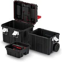 Kistenberg Werkzeugtrolley 3in1 rot|schwarz 450 x 360 x 640 mm