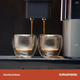 Grundig KVA 7230 Kaffeevollautomat Schwarz/Dunkelsilber