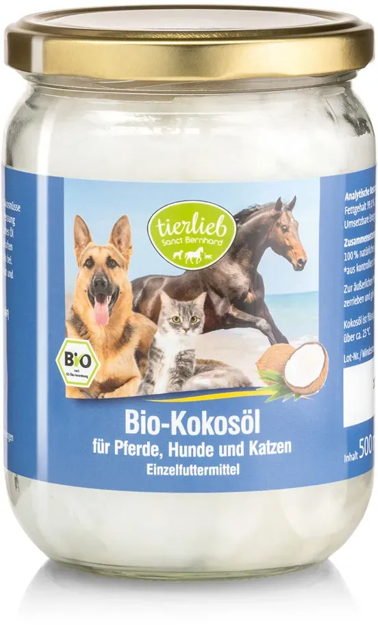 tierlieb Olio di cocco vergine biologico - 500 ml