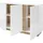 Home Affaire CLAiR Sideboard 52 138 x 91 x 40 cm Weiß hochglanz