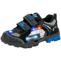 LICO Chief V Blinky Kinder Schwarz/Royalblau/Silber 26