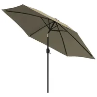 VidaXL Sonnenschirm mit Metall-Mast 300 cm Taupe