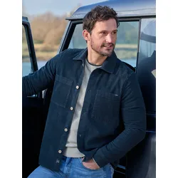 Modisches Cord-Overshirt - Classic Navy - XXL