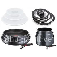 TEFAL INGENIO XL FORCE TOPFSET + PFANNENSET 14-TEILIG TÖPFE, GLASDECKELN, GRIFFE