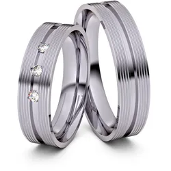 Trauringe Bayreuth 585er Palladium - 4791