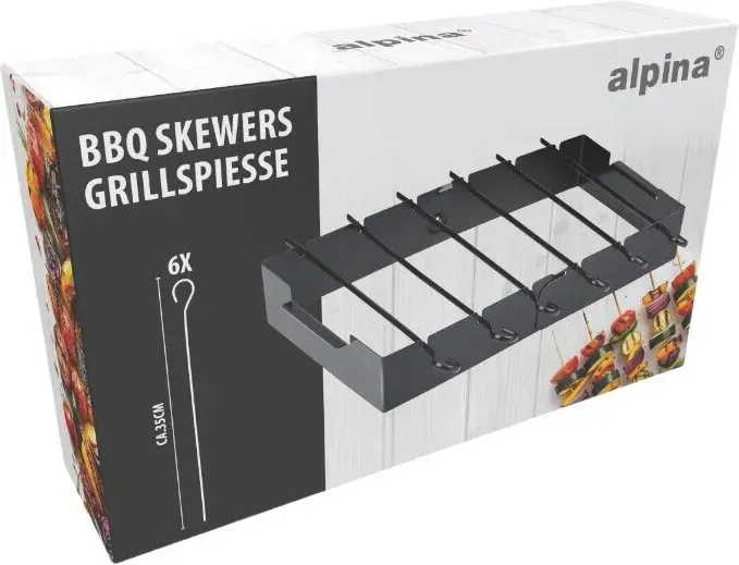 Spießhalter für Grillspieße 6-teilig