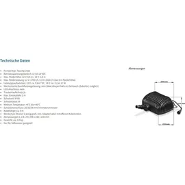 esotec Solar Ersatzpumpe 2500 l/h