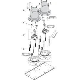 Hansgrohe Montreux Zweihandwannenmischer Chrom