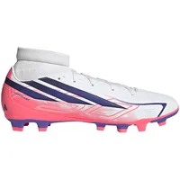 adidas F50 Hyperfast Club Mid Nockenschuhe Herren Cloud White/Solar Purple/Solar Turbo 48