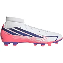 adidas F50 Hyperfast Club Mid Nockenschuhe Herren Cloud White/Solar Purple/Solar Turbo 48