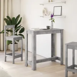 vidaXL Bartisch 102 x 50 x 103,5 cm Grau