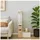 Hti-Living Beistellregal schmal 15,30 x 30,00 x 118,70 cm Weiß/Holzoptik
