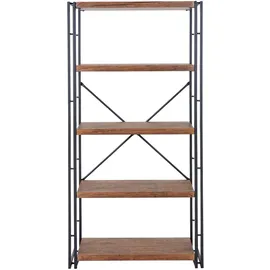 Mendler Kinderregal HWC-A27 165 x 80 cm MDF Wildeiche-Optik