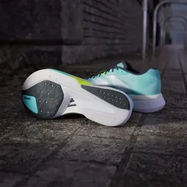 adidas Adizero Boston 13 Schuh - Flash Aqua / Cloud White / Lucid Lemon - 48