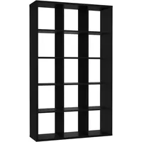 Forte Mauro Regal 110, Regal mit 5x3 Regalfächern, Holzwerkstoff,