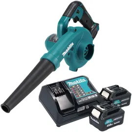 Makita UB 100 DSM Akku Gebläse 12 V max. + 2x Akku 4,0 Ah + Ladegerät