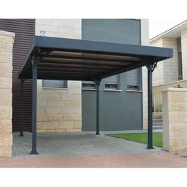 CANOPIA Palram Carport Palma 5000 Aluminium 496 cm x 292 cm x 223 cm Grau