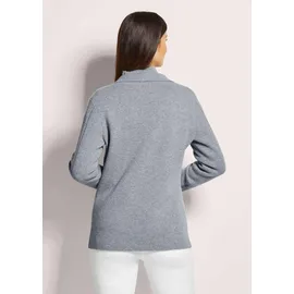 Madeleine Strickjacke aus Merinowolle und Kaschmir grau 42