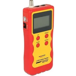 DeLock Delock, LCD Kabeltester RJ45 / RJ12 / BNC / USB