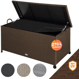 CASARIA Gartenbox Auflagenbox 117 x 53 x 60 cm Braun
