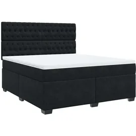 vidaXL Boxspringbett 180 x 200 cm Schwarz