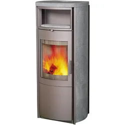 Kaminofen HARK "»Nika EcoPlus, Naturstein«", grau, Kaminöfen