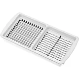 Genius Nicer Dicer Smart Bloc de couteaux 5 x 5 et 5 x 30 mm Blanc